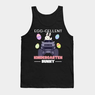 Copy of Egg-cellent Kindergarten Bunny Monster Truck Squad Toddler Tank Top